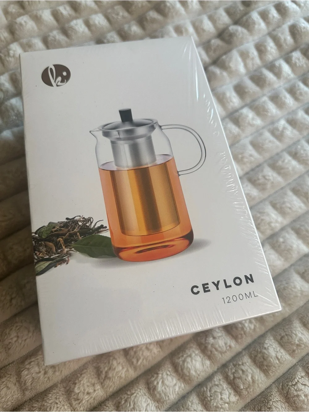 Borosilicate Glass Tea Kettle TeaPot Loose Tea Infuser Stainless Steel Strainer